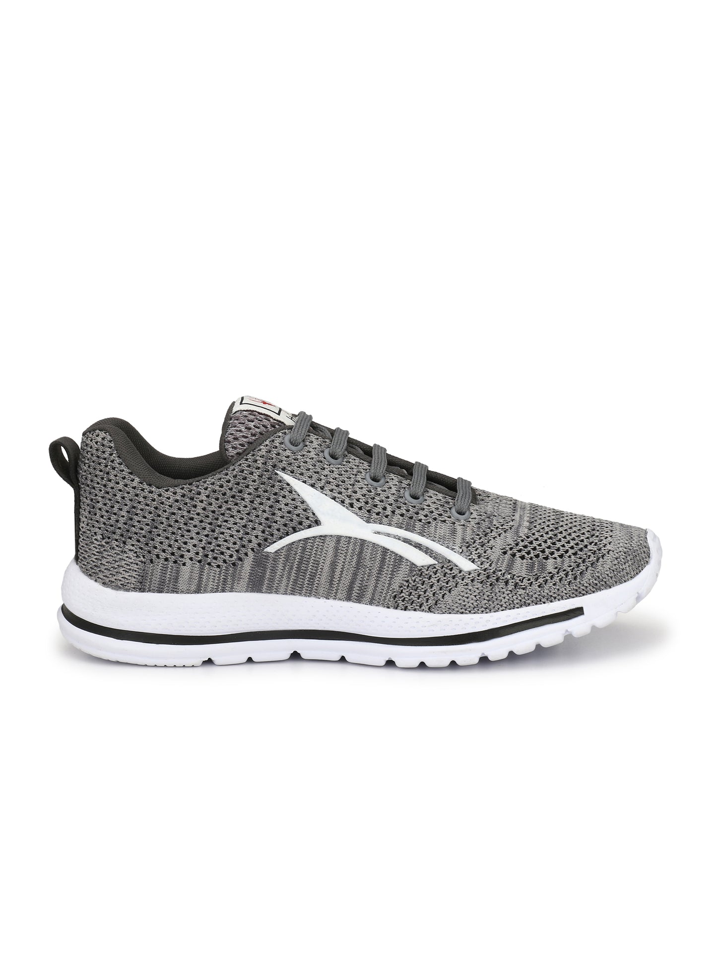 Hirolas® Men's Grey Flyknit Lace-Up Athleisure Sports Shoes