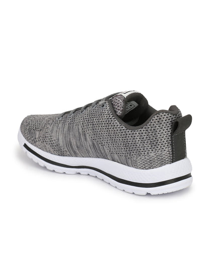 Hirolas® Men's Grey Flyknit Lace-Up Athleisure Sports Shoes