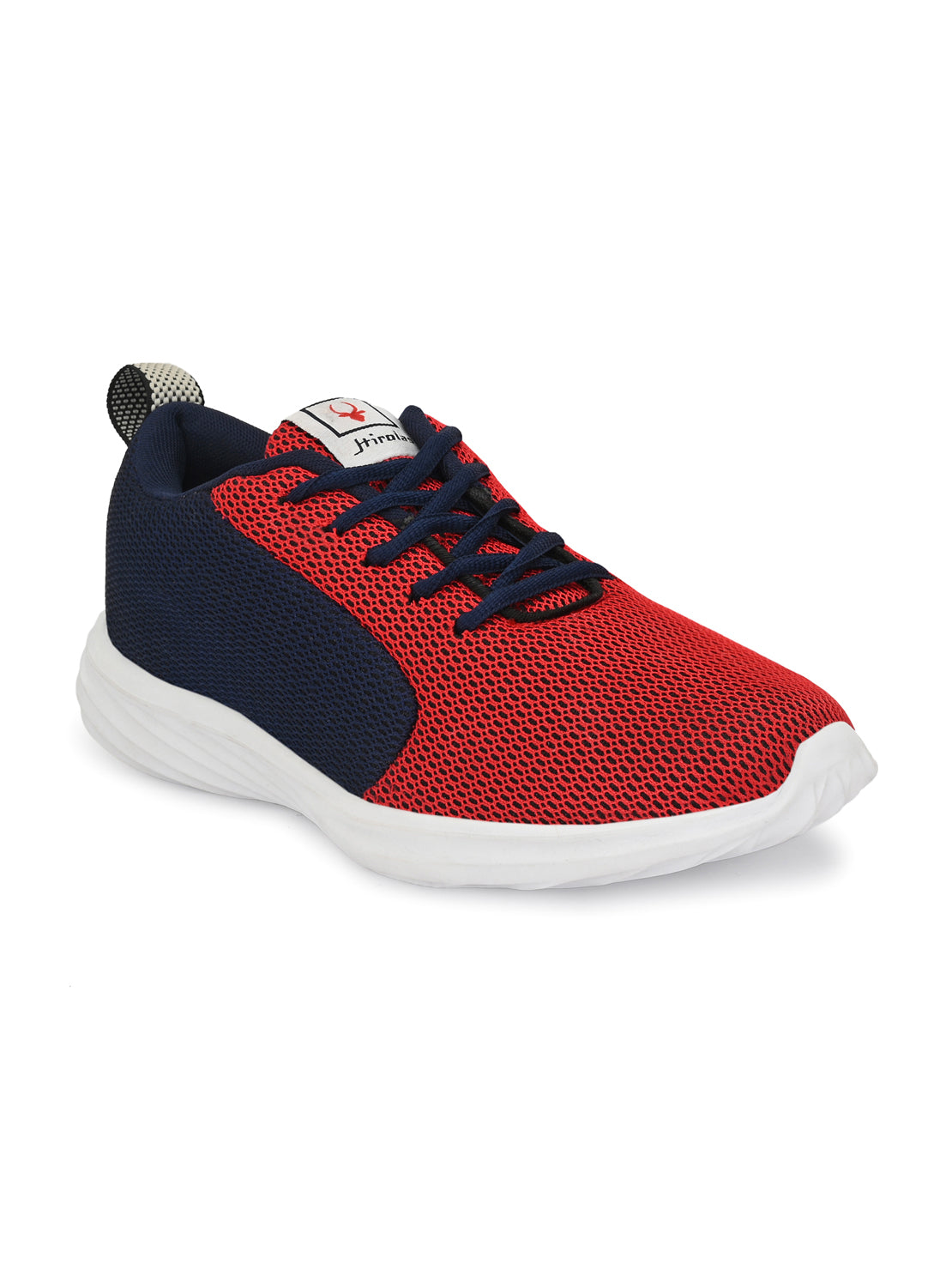 Hirolas® Men's Grey Mesh Running/Walking/Gym Lace Up Sport Shoes (HRL2013BLR)