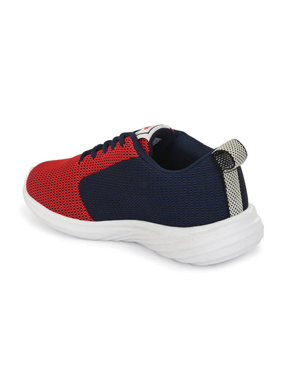 Hirolas® Men's Grey Mesh Running/Walking/Gym Lace Up Sport Shoes (HRL2013BLR)