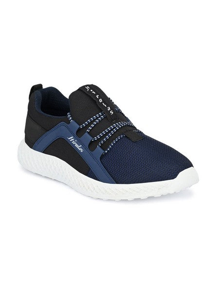Hirolas® Men's Blue Mesh Running/Walking/Gym Lace Up Sport Shoes (HRL2021BLU)