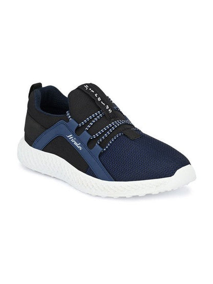 Hirolas® Men's Blue Mesh Running/Walking/Gym Lace Up Sport Shoes (HRL2021BLU)