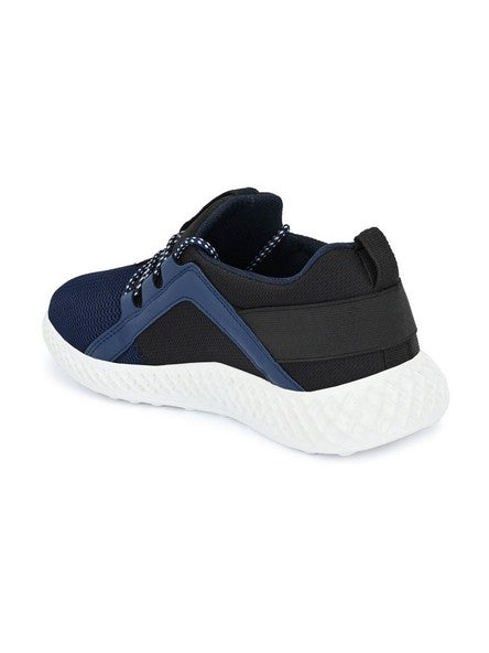 Hirolas® Men's Blue Mesh Running/Walking/Gym Lace Up Sport Shoes (HRL2021BLU)