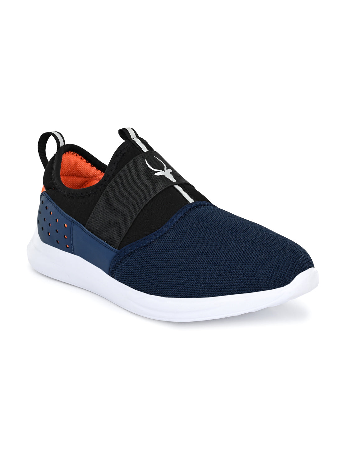 Hirolas® Men's Blue Mesh Running/Walking/Gym Slip On Sport Shoes (HRL2027BLU)