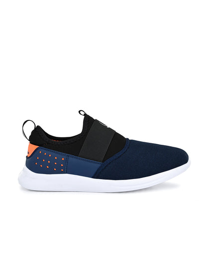 Hirolas® Men's Blue Mesh Running/Walking/Gym Slip On Sport Shoes (HRL2027BLU)