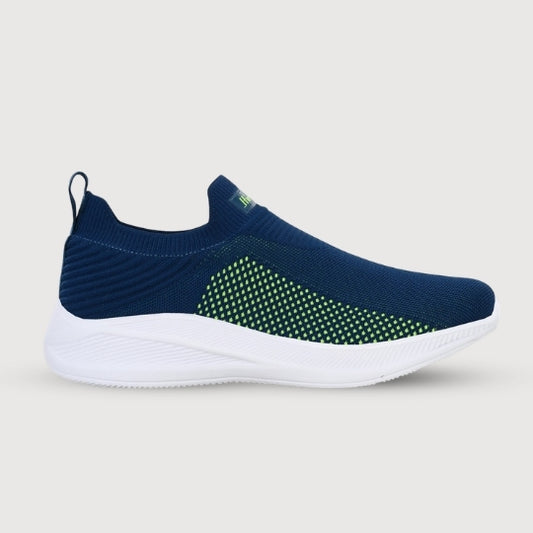 Hirolas Men's GlideFit Sports Running Shoes - Blue/Green HRL2080BUG