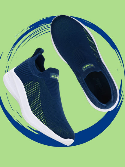 Hirolas® Men's  GlideFit Sports Running Shoes.- Blue/Green HRL2080BUG