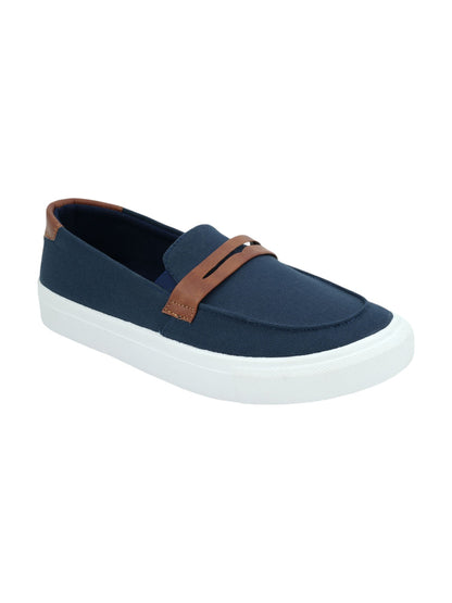 Hirolas® Men's Casual Canvas Loafers - Blue -HRL2082BLU