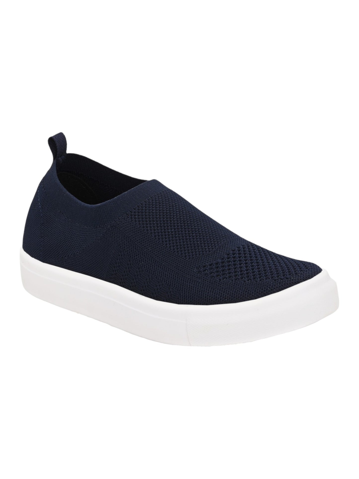 Hirolas® Men's Casual Knitted Slip-On Sneaker - Blue -HRL2083BLU