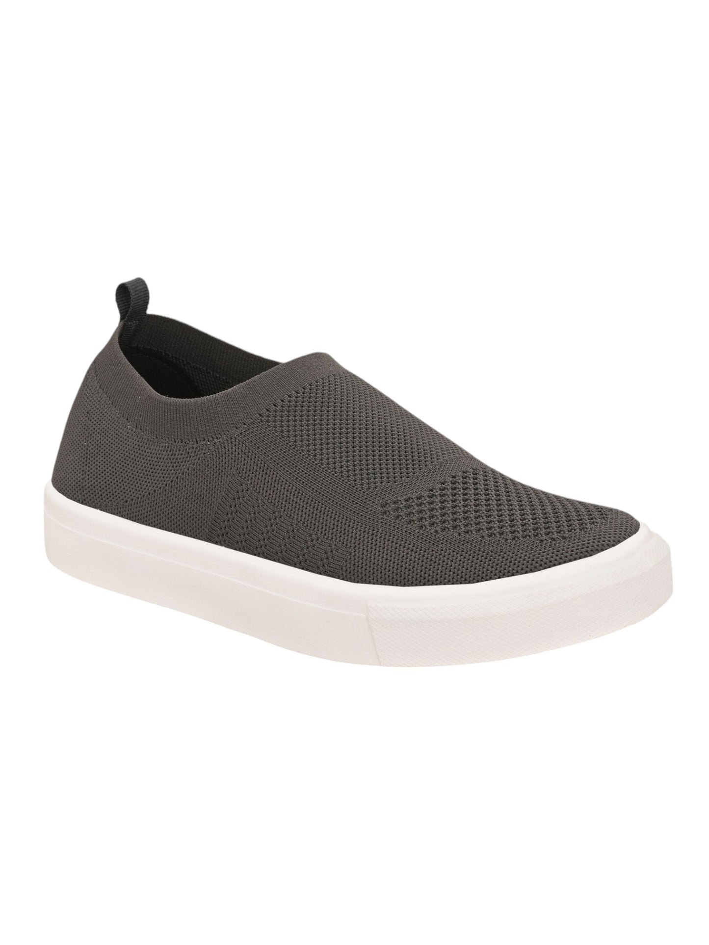 Hirolas® Men's Casual Knitted Slip-On Sneaker - Dark Grey -HRL2083DGY