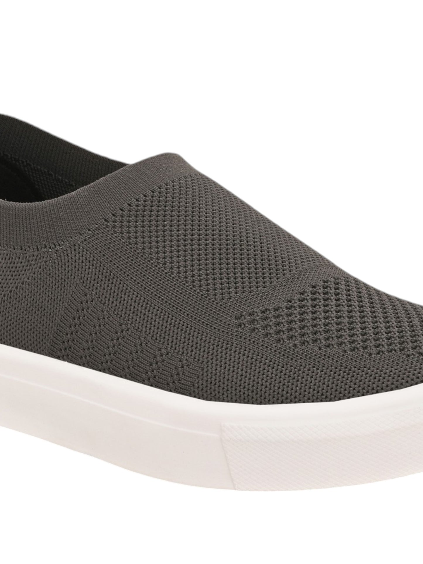 Hirolas® Men's Casual Knitted Slip-On Sneaker - Dark Grey -HRL2083DGY