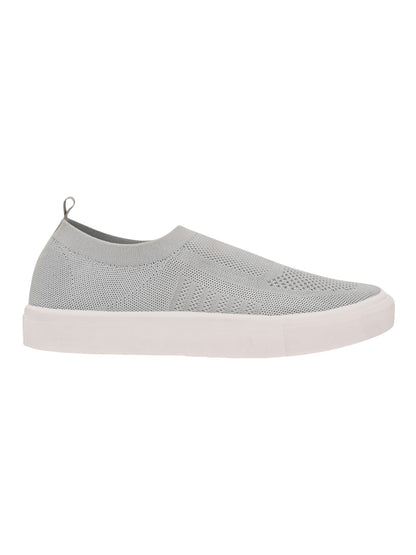 Hirolas® Men's Casual Knitted Slip-On Sneaker - Light Grey -HRL2083LGY