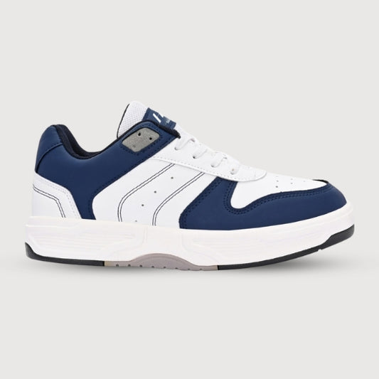 Hirolas Men's Blue & White Casual Sneaker Comfortable Daily Wear Shoes with Cushioned Insole & Durable Sole  HRL2084WHB
