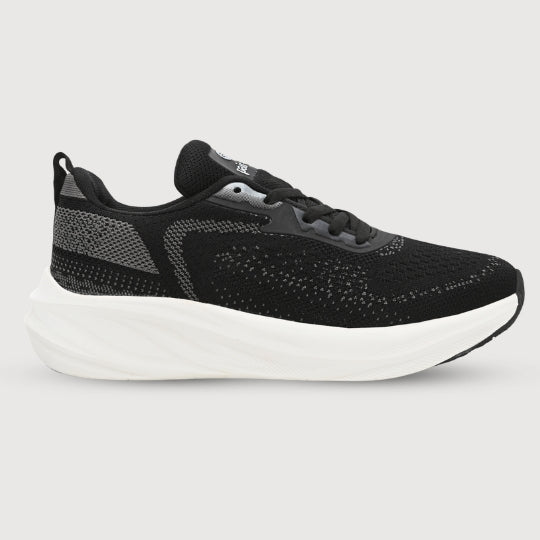 Hirolas FlexKnit Men Running Black Sports Shoes