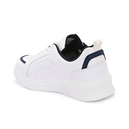 Hirolas Men’s White Comfortable Everyday Sneaker Shoes