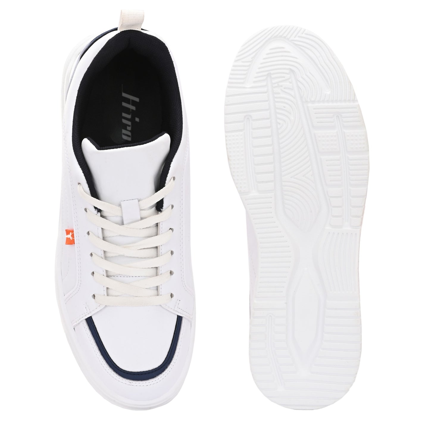 Hirolas Men’s White Comfortable Everyday Sneaker Shoes
