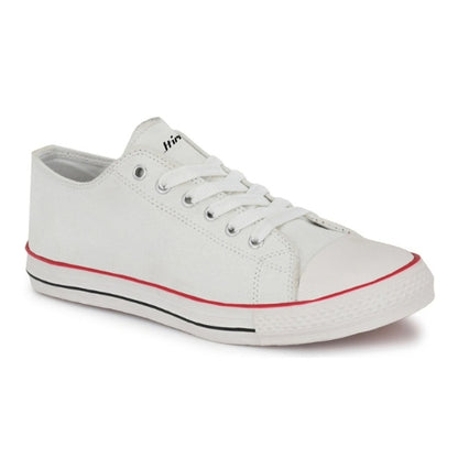 Hirolas Men's vulcanized Skateboard Sneaker Shoes - White