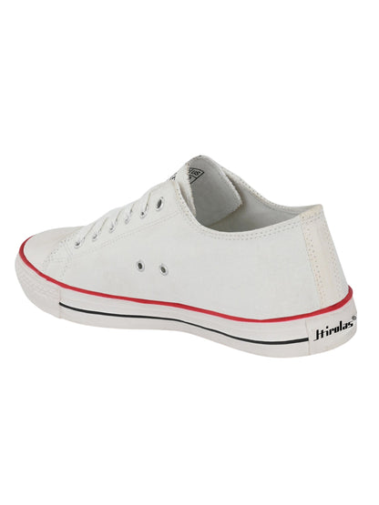 Hirolas vulcanized Skateboard Sneaker Shoes for Men - White