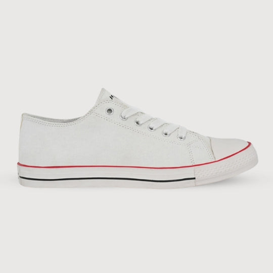 Hirolas Men's vulcanized Skateboard Sneaker Shoes - White