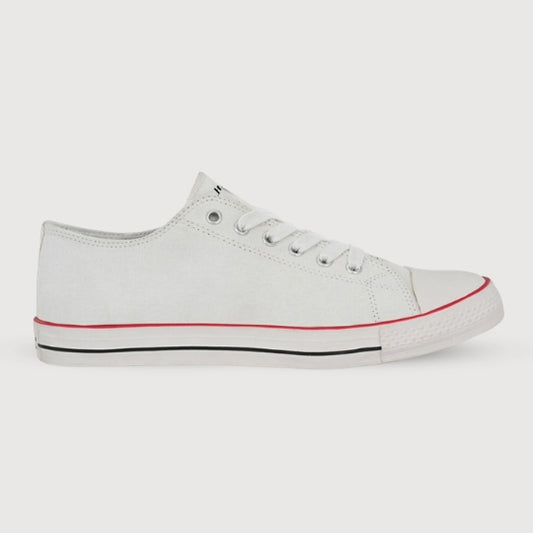 Hirolas Men's vulcanized Skateboard Sneaker Shoes - White