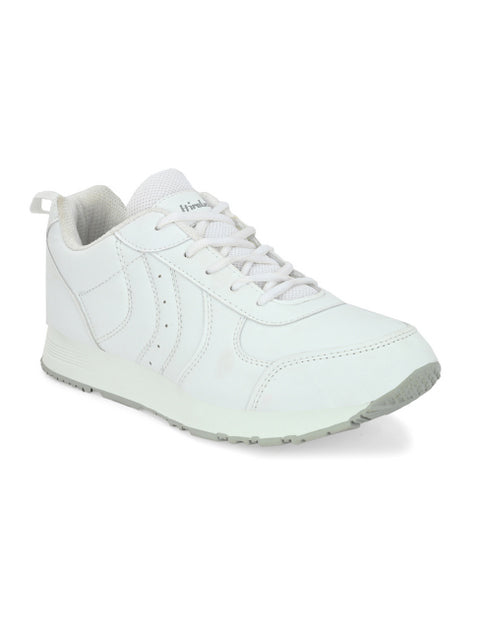 Hirolas® Men's Multi Sport Shock Absorbing Walking  Running Fitness Athletic Training Gym Fashion Sneaker Shoes - White