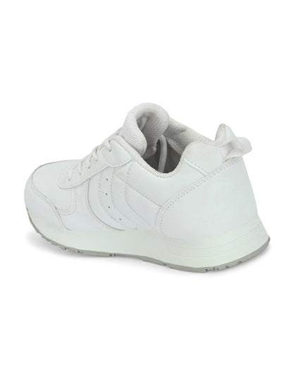 Hirolas® Men's Multi Sport Shock Absorbing Walking  Running Fitness Athletic Training Gym Fashion Sneaker Shoes - White