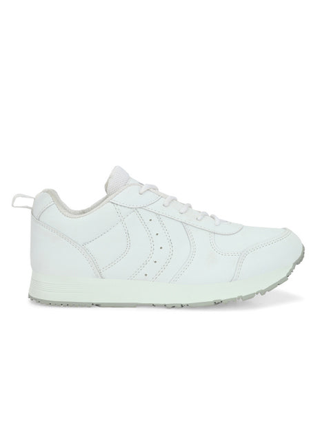 Hirolas® Men's Multi Sport Shock Absorbing Walking  Running Fitness Athletic Training Gym Fashion Sneaker Shoes - White