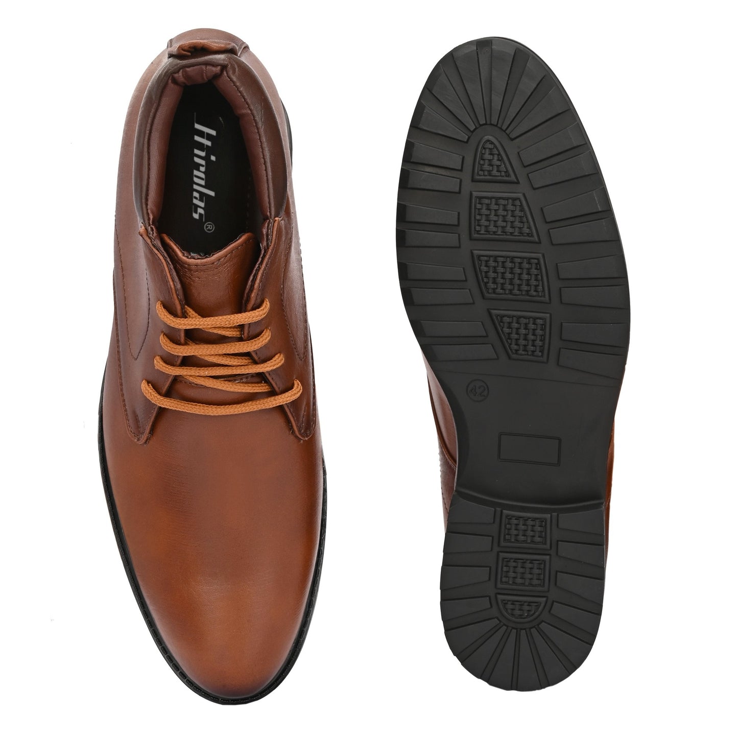 Hirolas® Men's Street line Tan Ankle Boots