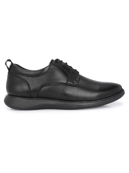 Hirolas Men's FeatherWalk Black Lace-up Light weight Derby Formal Shoe