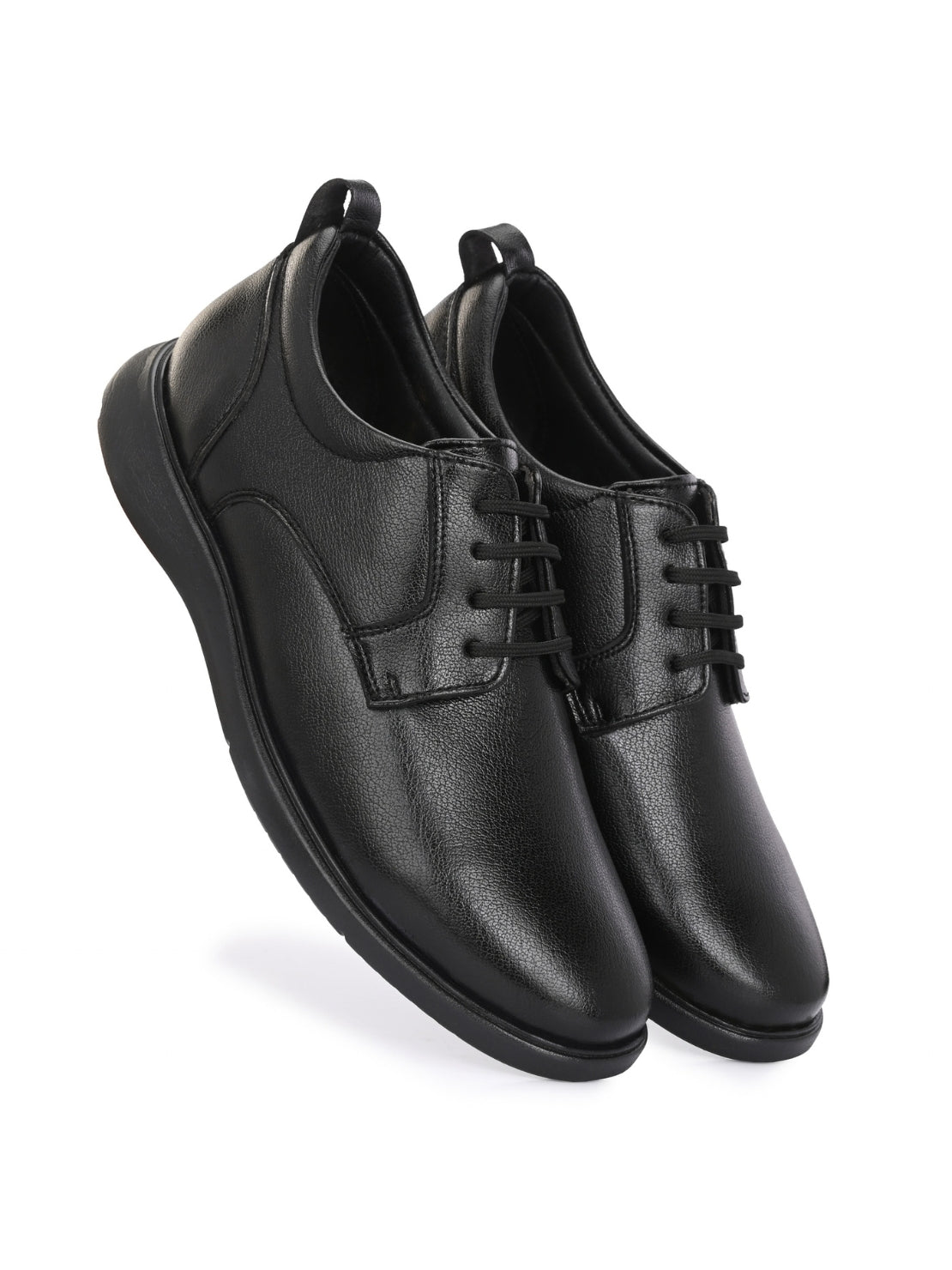 Hirolas Men's FeatherWalk Black Lace-up Light weight Derby Formal Shoe