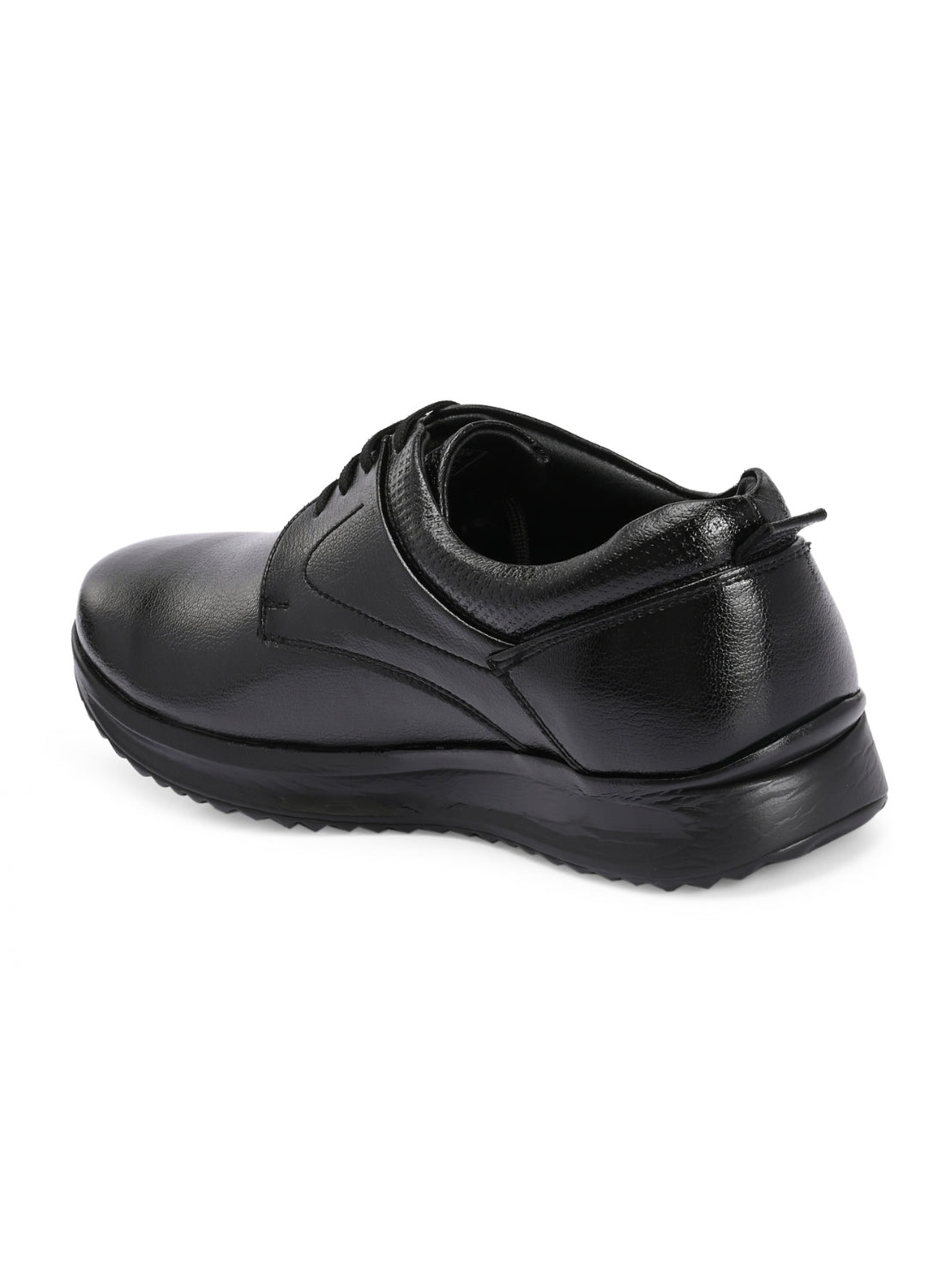 Hirolas Men's FeatherWalk Black Lace-up Light weight Derby Formal Shoes