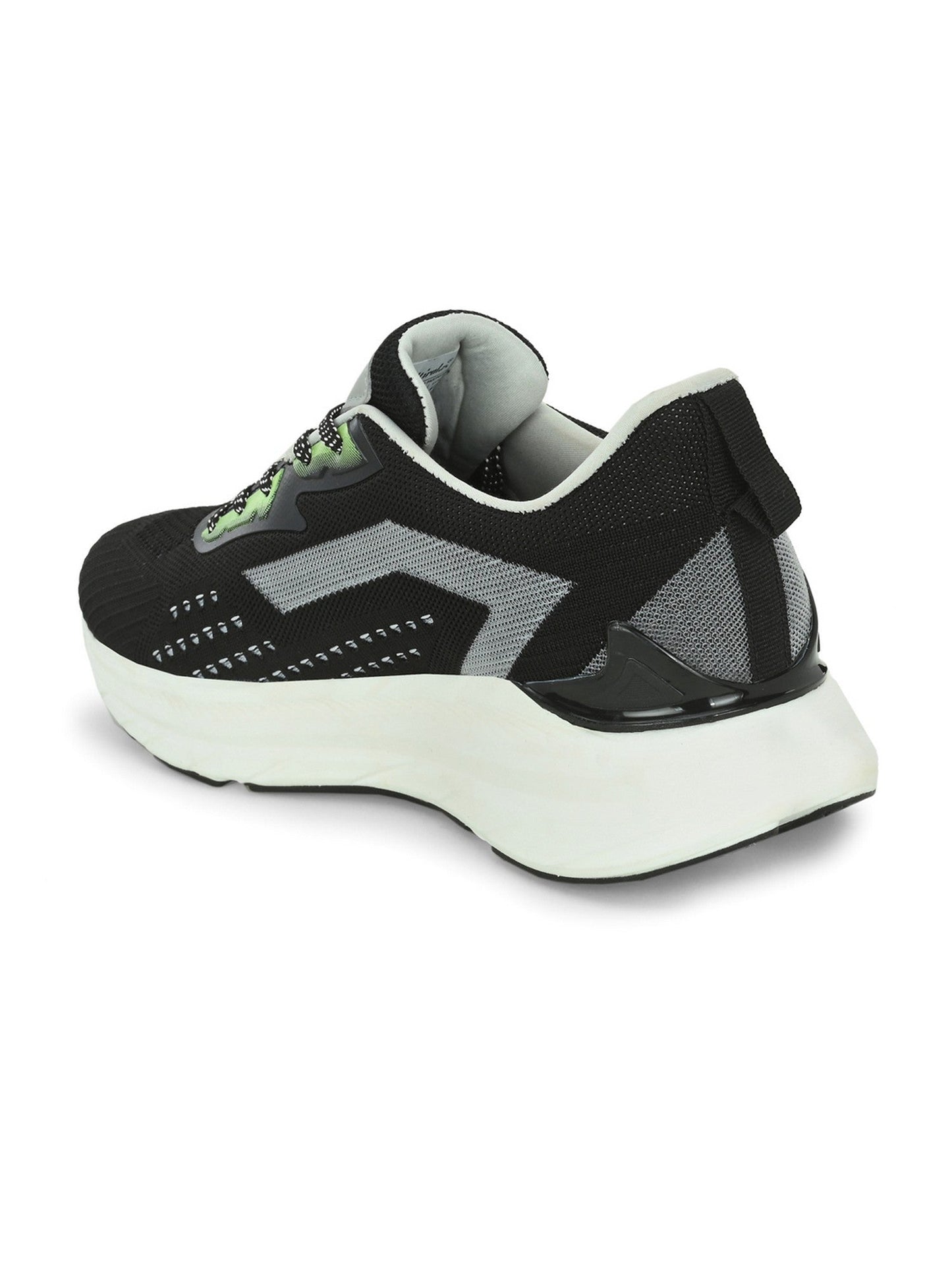 Hirolas® Men's  Cloudwalk Knitted Running Sport Shoes. - Black/Grey HRLMP05BLK