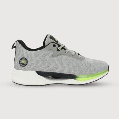 Hirolas Men's Cloudwalk Knitted Running Sport Shoes - Grey HRLMP06GRY