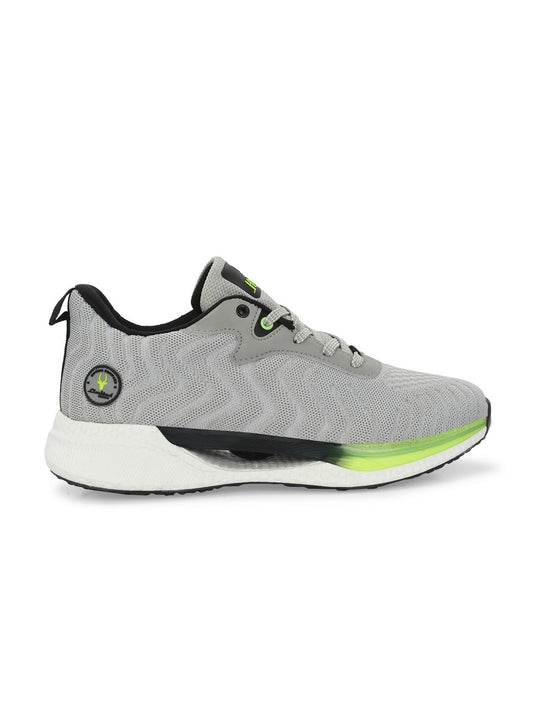 Hirolas Men's  Cloudwalk Knitted Running Sport Shoes. - Grey HRLMP06GRY