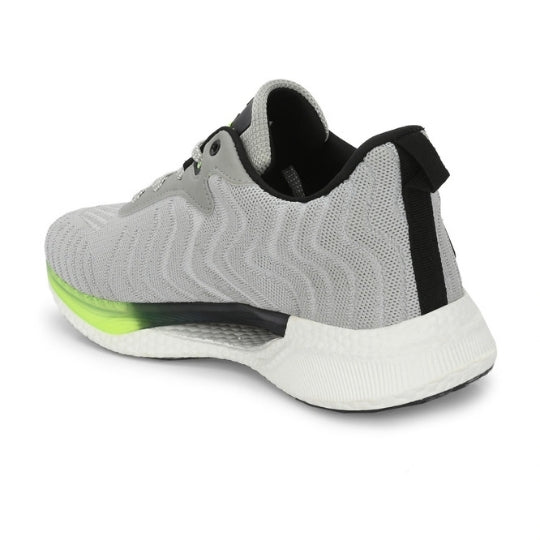 Hirolas Men's Cloudwalk Knitted Running Sport Shoes - Grey HRLMP06GRY