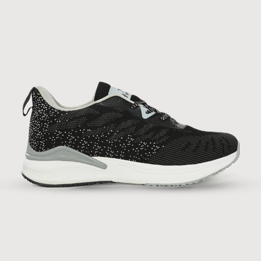 Hirolas Men's FlexKnit Running Sport Shoes - Black HRLMP07BLK