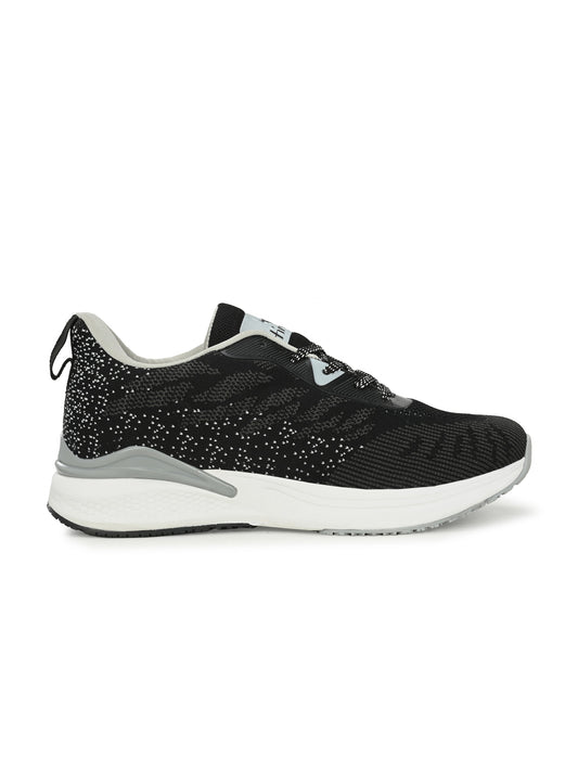 Hirolas Men's FlexKnit Running Sport Shoes - Black HRLMP07BLK