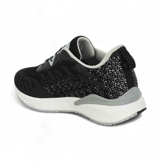 Hirolas Men's FlexKnit Running Sport Shoes - Black HRLMP07BLK