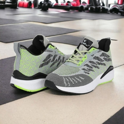 Hirolas Men's FlexKnit Running Sport Shoes - Grey HRLMP07GRY