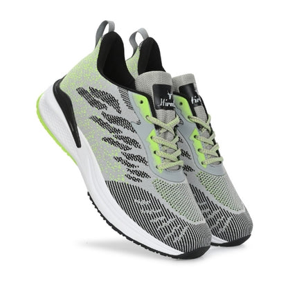 Hirolas Men's FlexKnit Running Sport Shoes - Grey HRLMP07GRY
