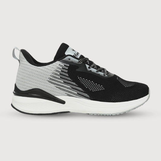 Hirolas Men's FlexKnit Running Sport Shoes - BlackGrey HRLMP08BGR