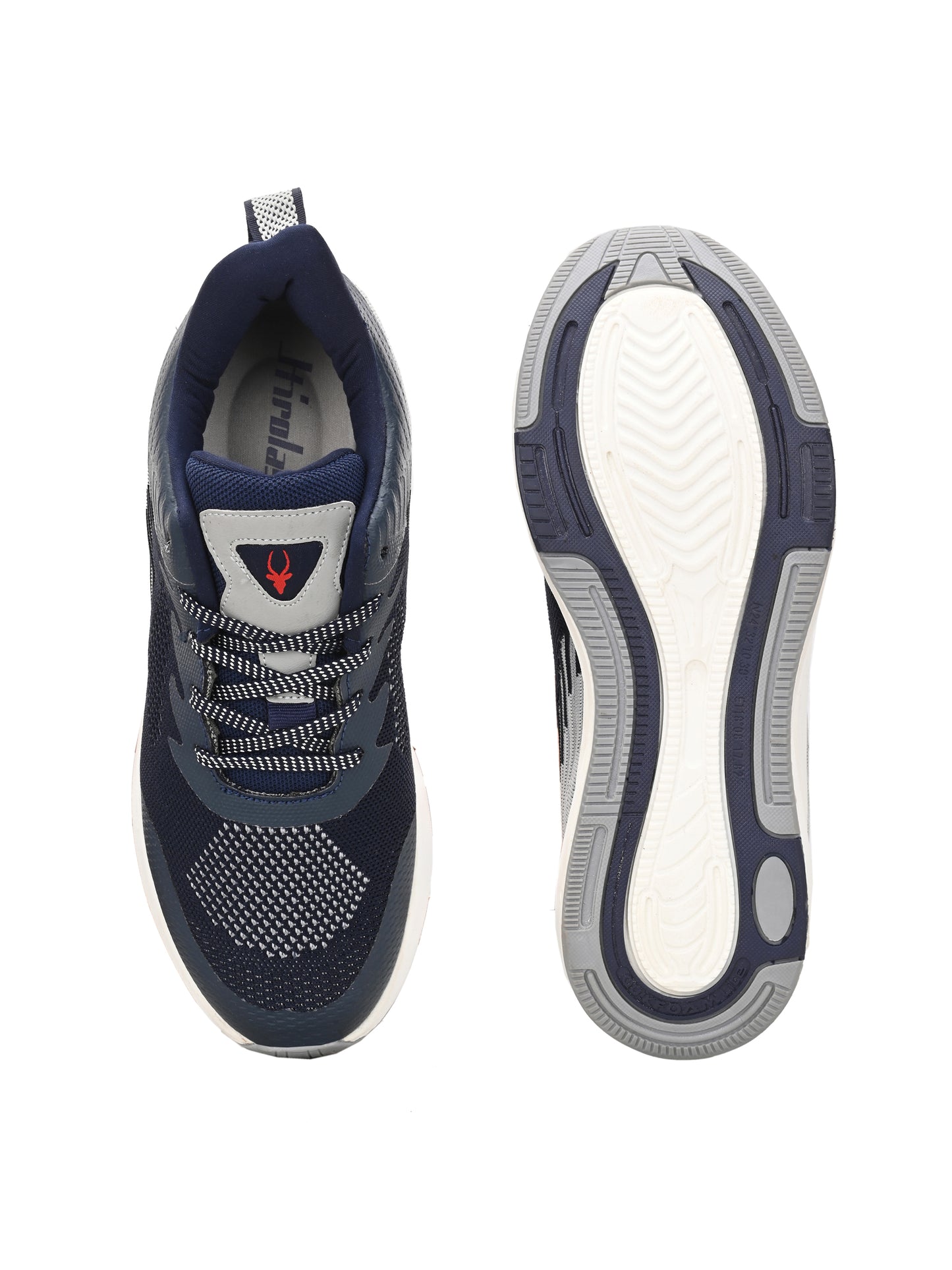 Hirolas Men's Blue Elite Shock Absorbing Walking Running Fitness Athletic Training Gym Fashion Sport Shoes HRLMP01NAVY