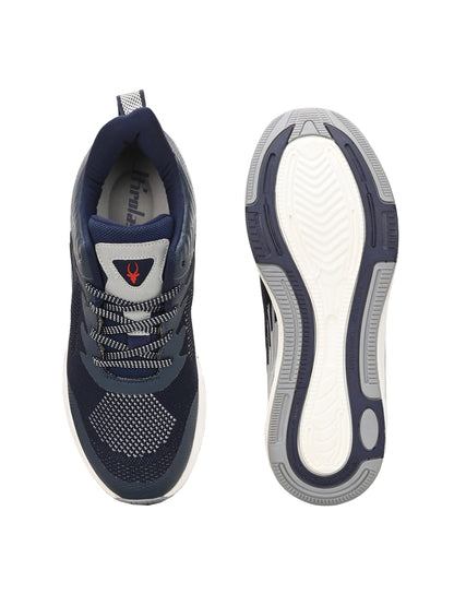 Hirolas Men's Blue Elite Shock Absorbing Walking Running Fitness Athletic Training Gym Fashion Sport Shoes HRLMP01NAVY