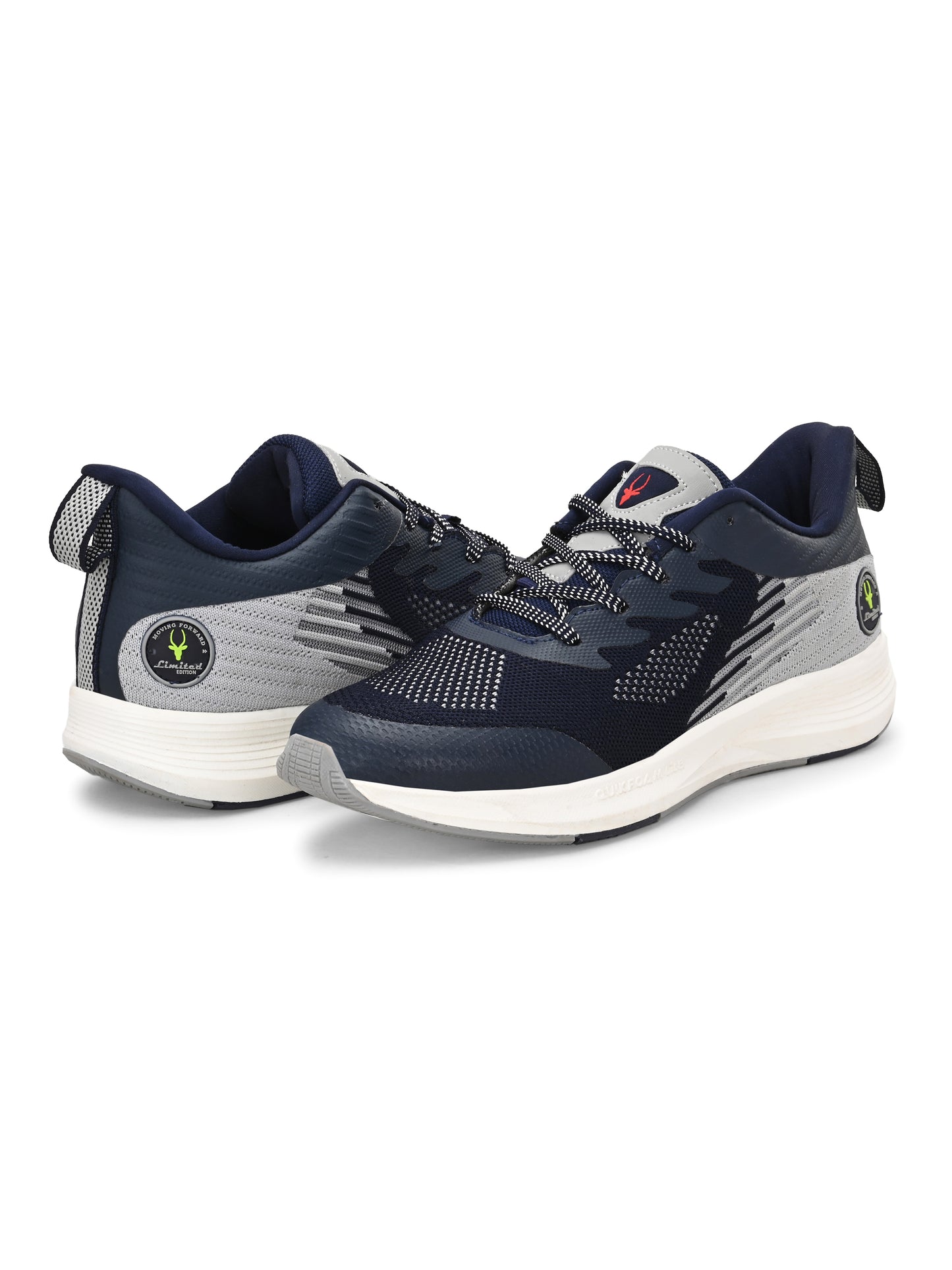 Hirolas Men's Blue Elite Shock Absorbing Walking Running Fitness Athletic Training Gym Fashion Sport Shoes HRLMP01NAVY