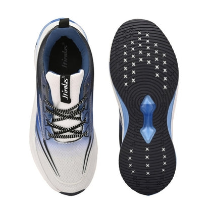 Hirolas Men's AirBlaze Mesh Running Sport Shoes Navy/White HRLMP13BLU