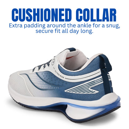 Hirolas Men's AirBlaze Mesh Running Sport Shoes Blue/White HRLMP13BLW
