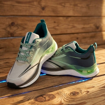 Hirolas Men's AirBlaze Mesh Running Sport Shoes Green/White