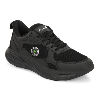 Hirolas Velocity Men's Walking Running Fitness Athletic Training Gym Fashion Sport Shoes Black