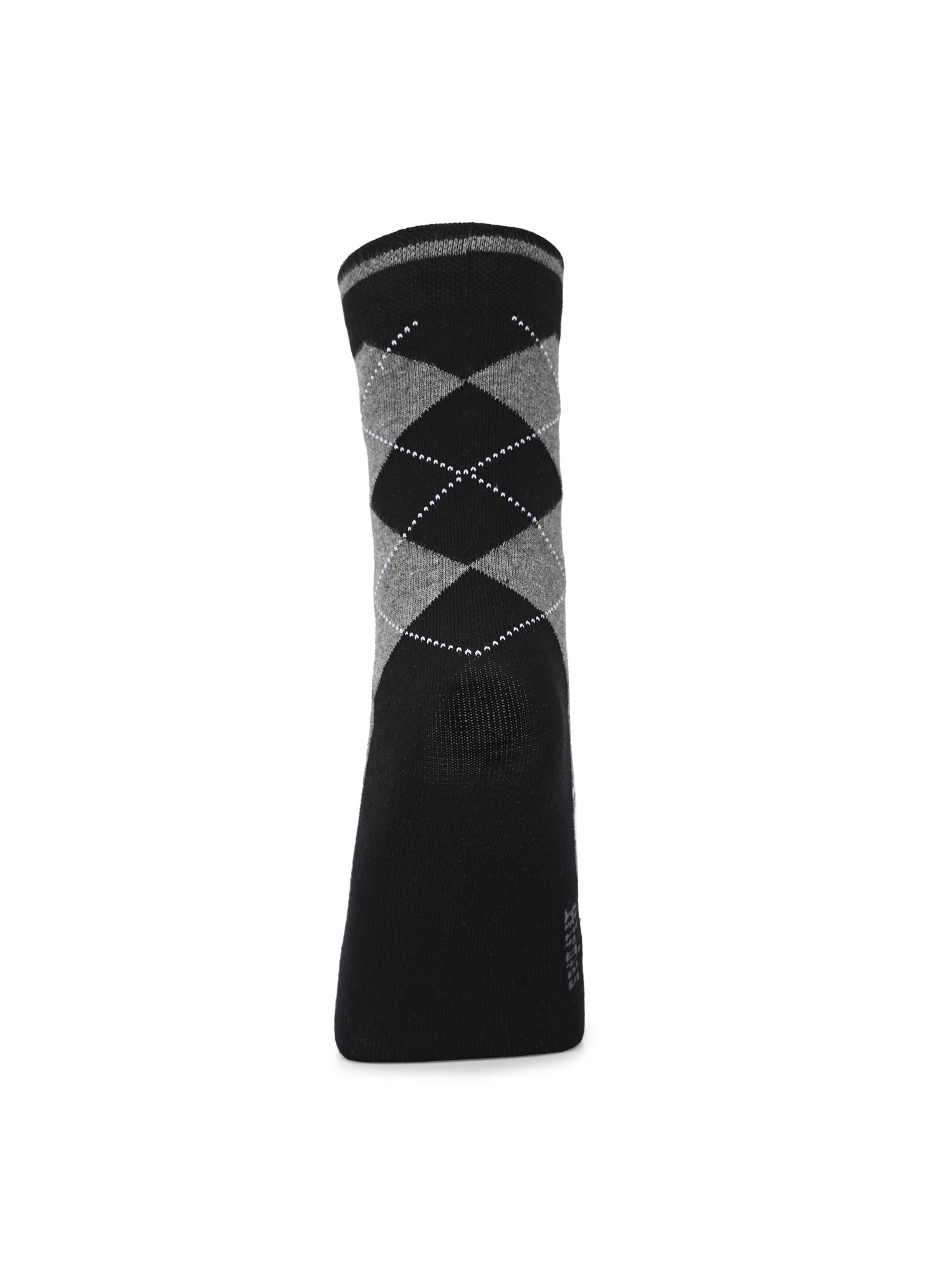 Hirolas Cotton Anti-Odour Breathable Antibacterial business Formal/office wear Crew full length Socks for Men (Free Size) | Made with 100% Combed Cotton and Spandex (Navy/ Black/ Light Grey) - Pack of 3 socks