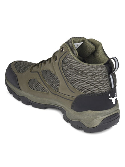 Hirolas Men's Outdoor Walking & Trekking Ankle Shoes - Olive